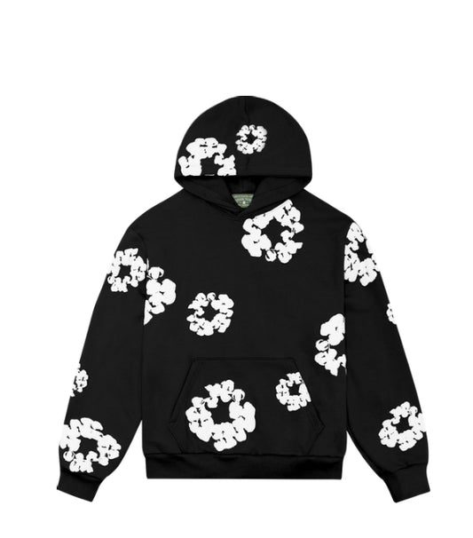 Black And White Denim Tears Hoodie
